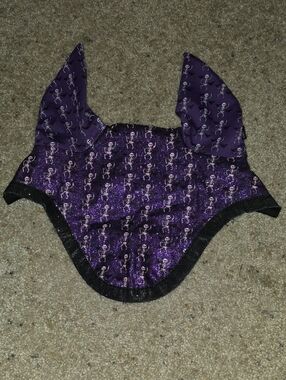 Purple Halloween Ear Bonnet